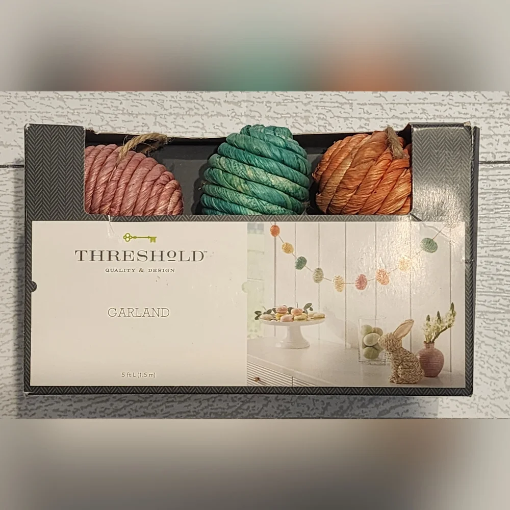 Threshold Easter Garland pink/blue/Orange